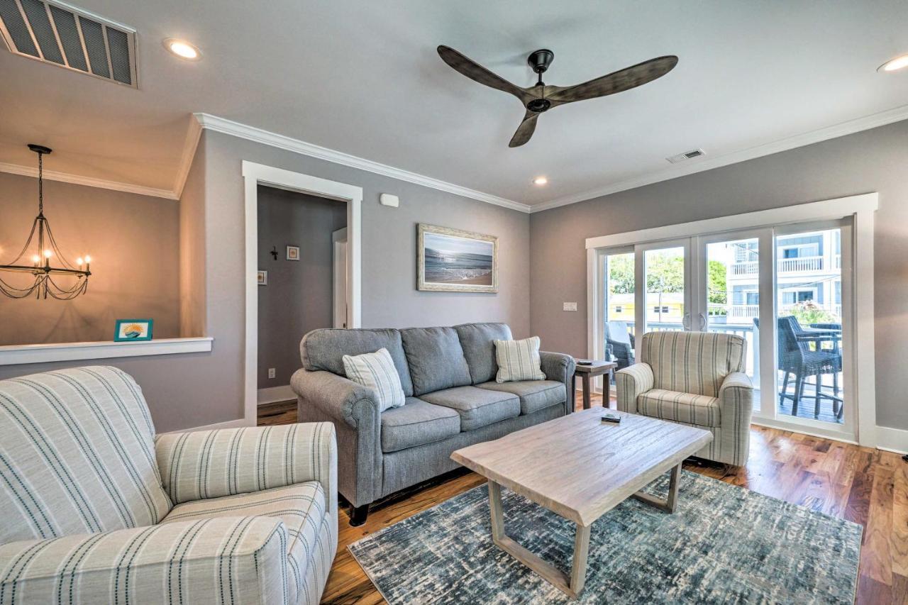 Bright Coastal Abode With Porch And Beach Access! Carolina Beach Eksteriør billede