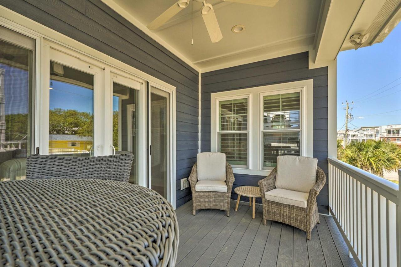 Bright Coastal Abode With Porch And Beach Access! Carolina Beach Eksteriør billede