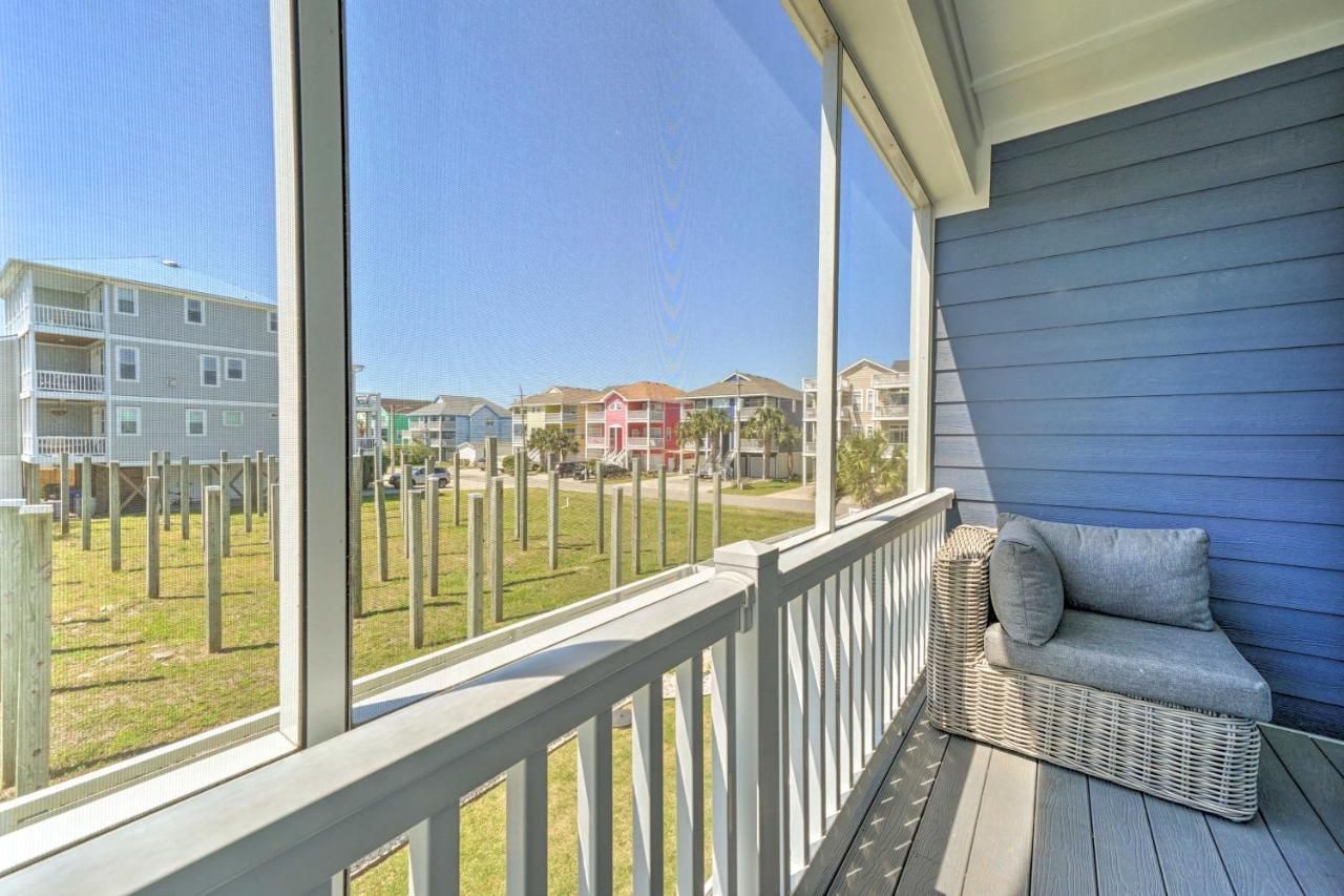Bright Coastal Abode With Porch And Beach Access! Carolina Beach Eksteriør billede