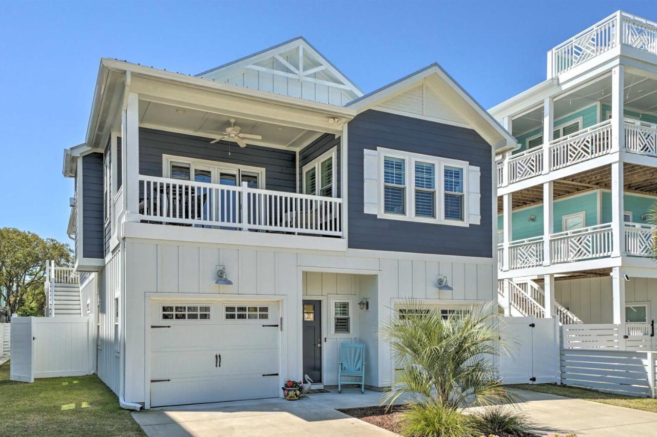 Bright Coastal Abode With Porch And Beach Access! Carolina Beach Eksteriør billede