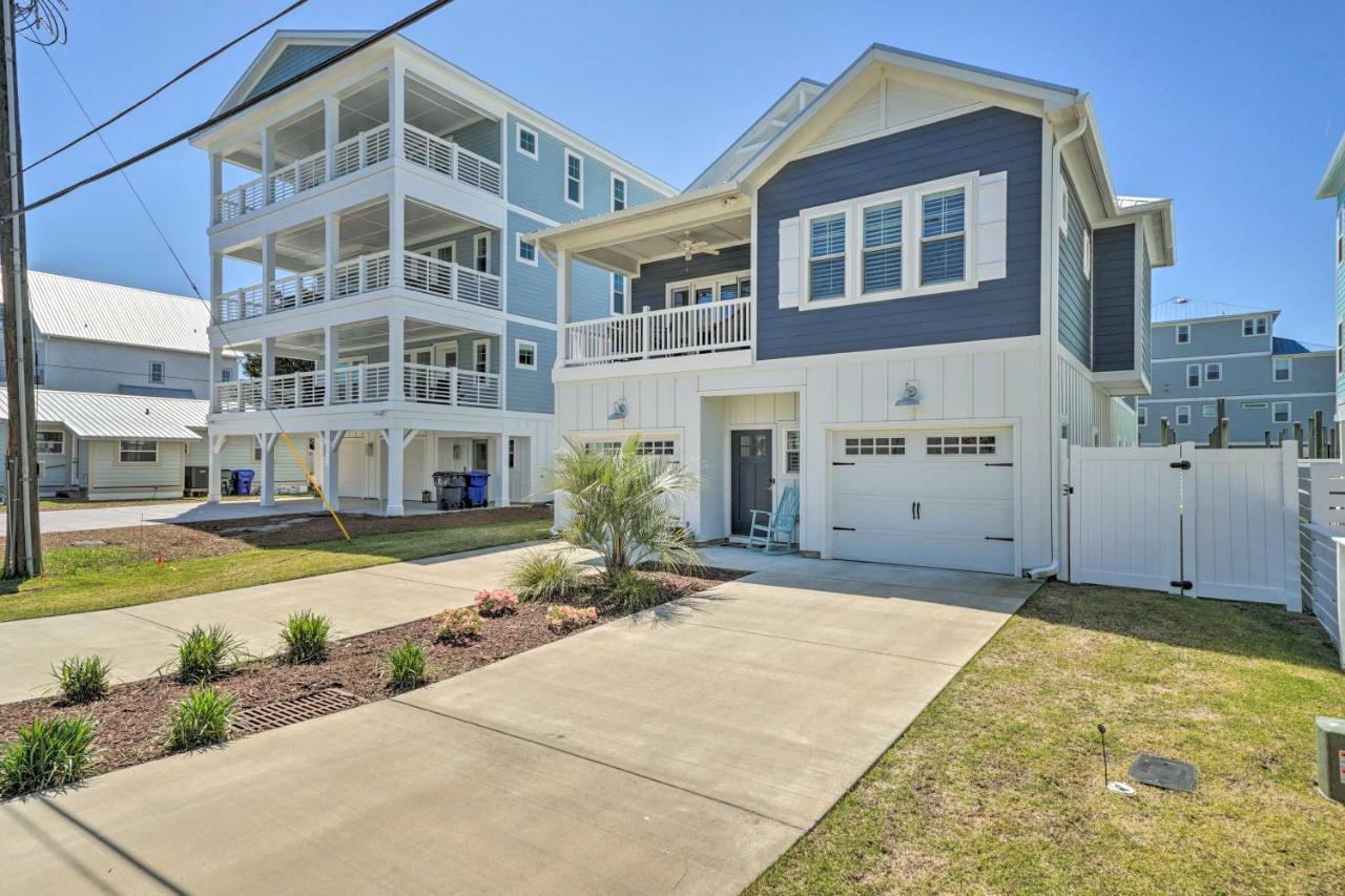 Bright Coastal Abode With Porch And Beach Access! Carolina Beach Eksteriør billede
